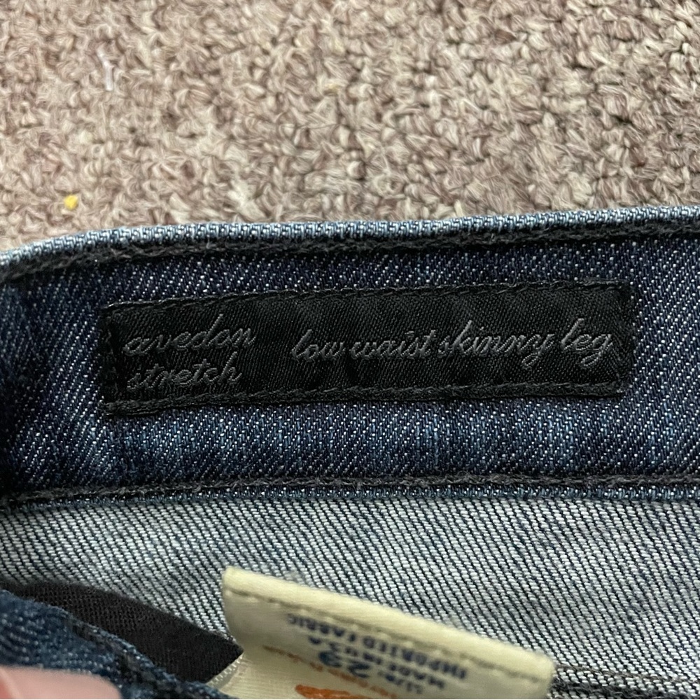 Citizens of Humanity Avedon Stretch Low Waist Skinny Leg Designer Casual Jeans - Picture 4 of 10